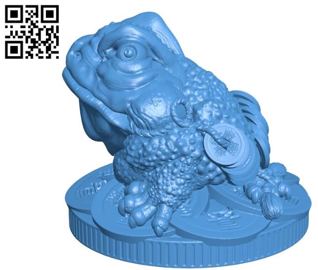 The toad has money B004518 file stl free download 3D Model for CNC and 3d printer