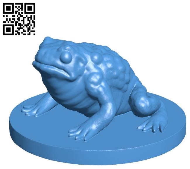 Toad B004478 file stl free download 3D Model for CNC and 3d printer