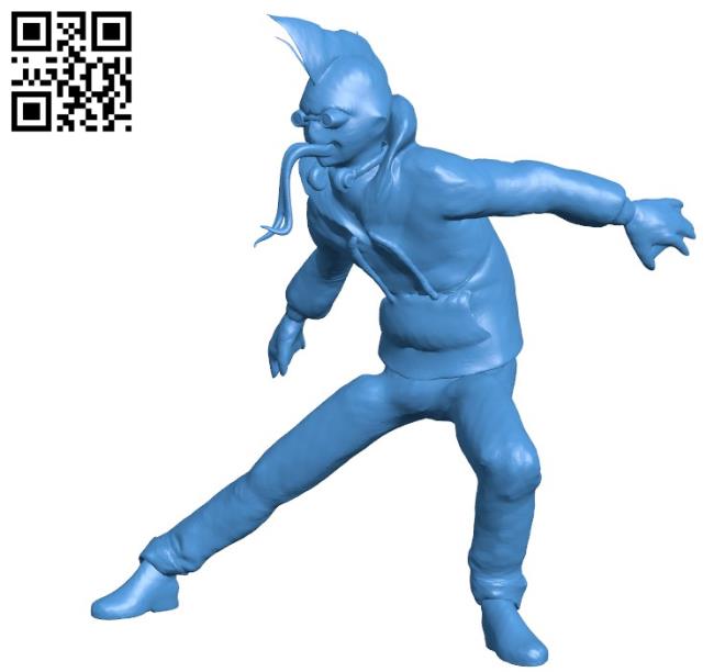Toad x men B004473 file stl free download 3D Model for CNC and 3d printer