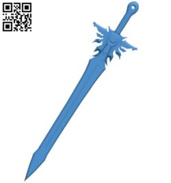 Tyrael sword B004432 file stl free download 3D Model for CNC and 3d printer