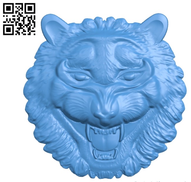 Wolf head A003582 wood carving file stl for Artcam and Aspire free art 3d model download for CNC