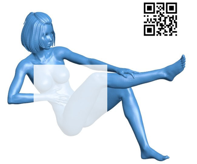 beer girl file stl free download 3D Model for CNC and 3d printer