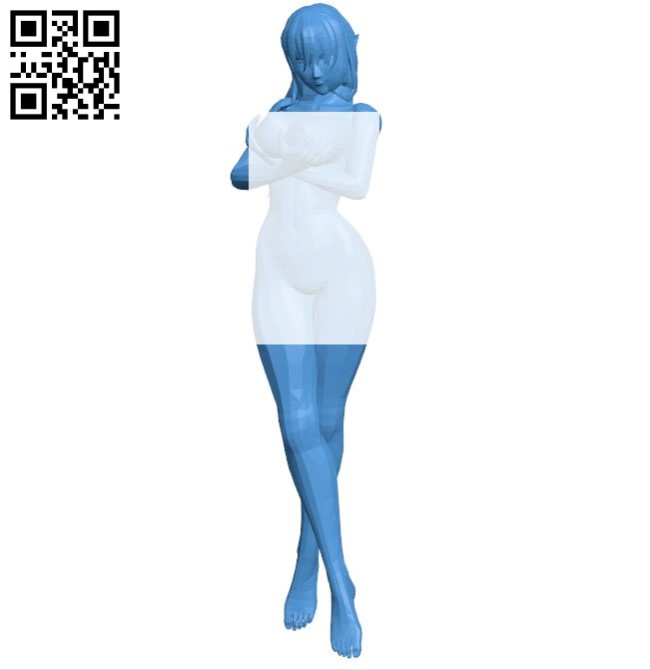 blue girl B004621 file stl free download 3D Model for CNC and 3d printer