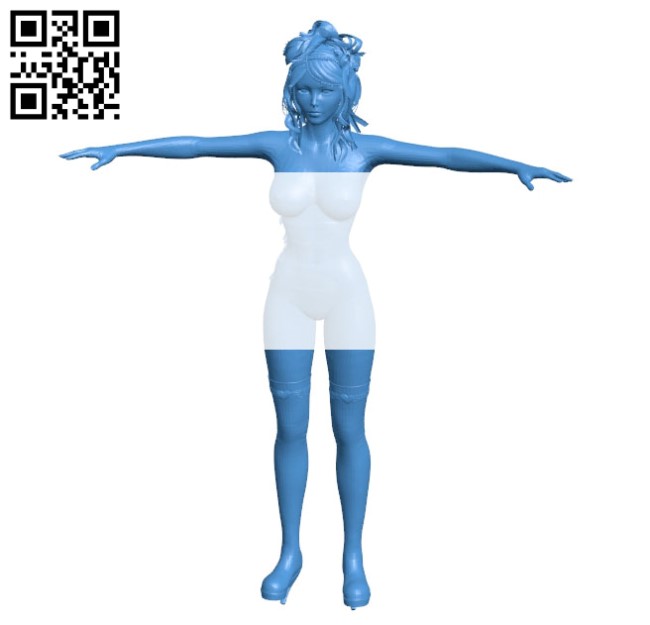 fashion woman B004654 file stl free download 3D Model for CNC and 3d printer