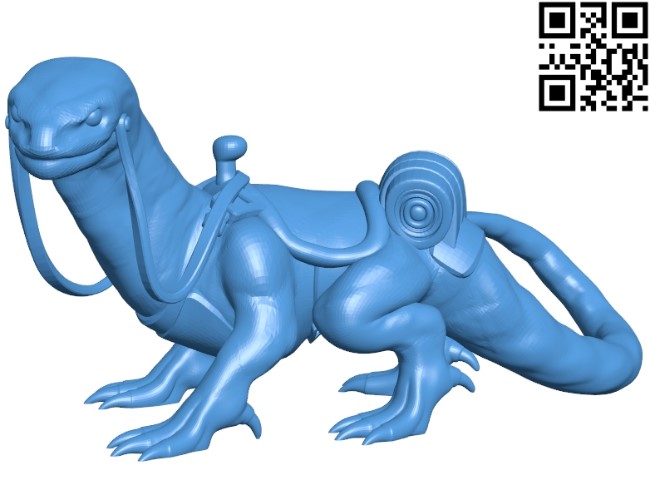 lizard mount B004683 file stl free download 3D Model for CNC and 3d printer