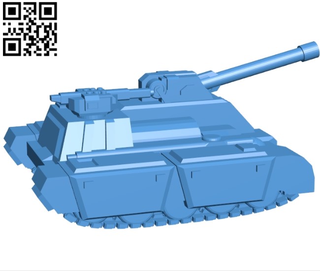 marksman tank B004720 file stl free download 3D Model for CNC and 3d printer