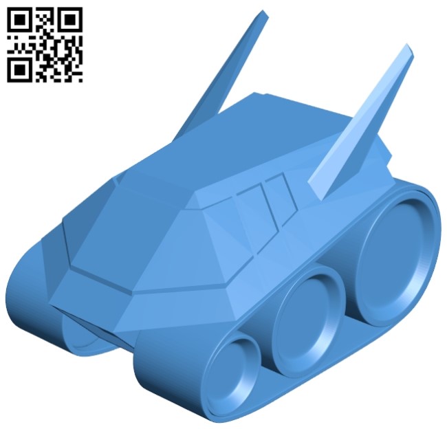 moon vehicle B004657 file stl free download 3D Model for CNC and 3d printer