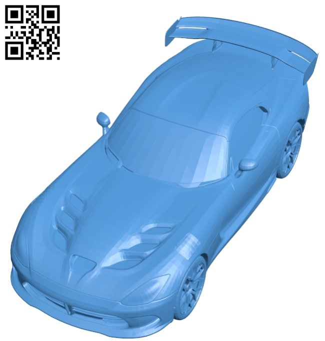 ACR Viper Race Car B004894 file stl free download 3D Model for CNC and 3d printer