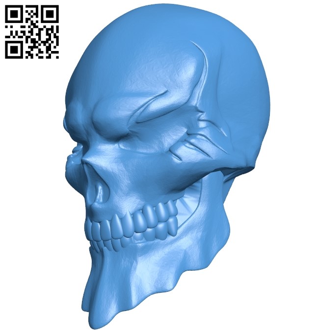 Ainz Ooal Gown skull B005001 file stl free download 3D Model for CNC and 3d printer