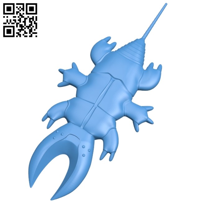 Alien parasite B005147 file stl free download 3D Model for CNC and 3d printer