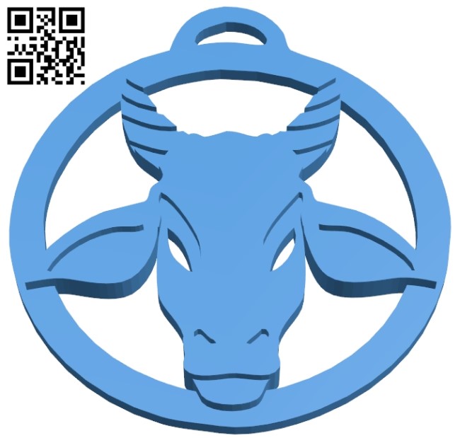 Amulet Baphomet Pendant B005155 file stl free download 3D Model for CNC and 3d printer