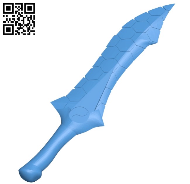 Archer blade sword B005133 file stl free download 3D Model for CNC and 3d printer