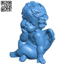 Babby angel B004925 file stl free download 3D Model for CNC and 3d printer