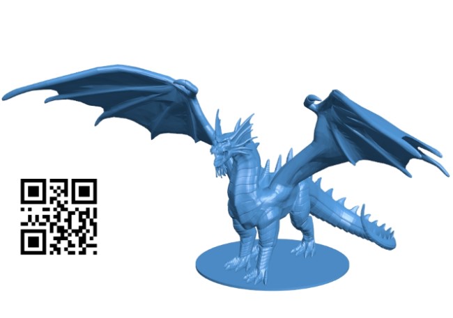 Bahamut Dragon B004926 file stl free download 3D Model for CNC and 3d printer