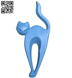 Cat pattern A003707 wood carving file stl for Artcam and Aspire free art 3d model download for CNC