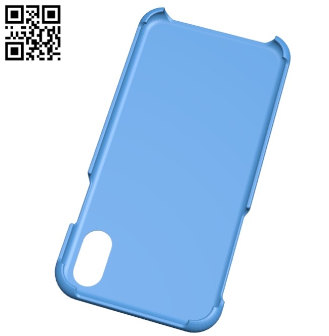Cover iPhone X B004980 file stl free download 3D Model for CNC and 3d printer
