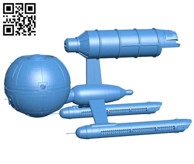 Daedalus Class Ship B005069 file stl free download 3D Model for CNC and 3d printer