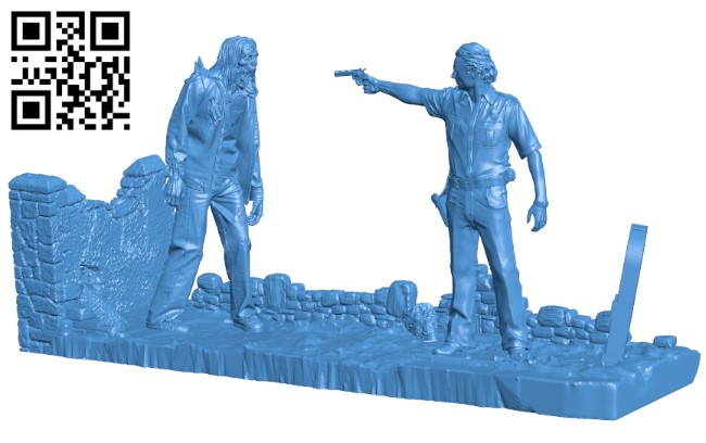 Dead Walker B004884 file stl free download 3D Model for CNC and 3d printer