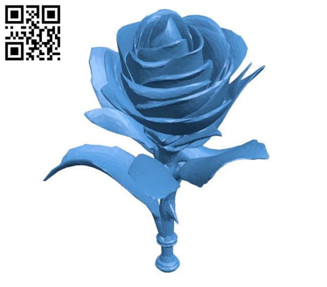 Decor rose B004841 file stl free download 3D Model for CNC and 3d printer
