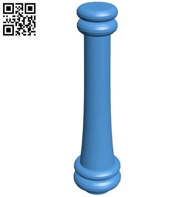 Design column pattern A003783 wood carving file stl free 3d model download for CNC