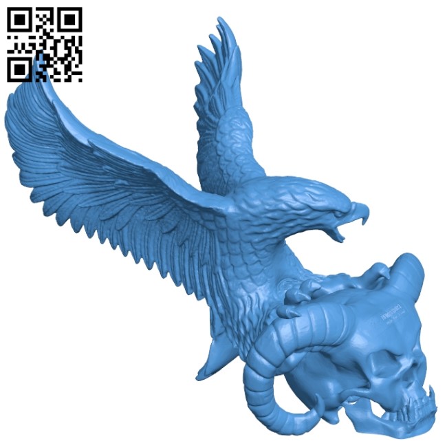 Devil Eagle B005045 file stl free download 3D Model for CNC and 3d printer