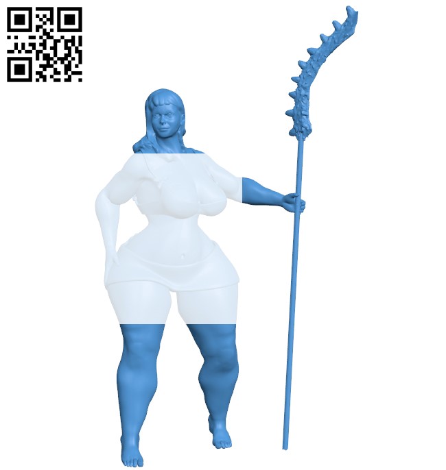 Dino Lady Standing B005046 file stl free download 3D Model for CNC and 3d printer