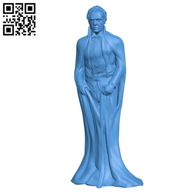 Dracula man B004890 file stl free download 3D Model for CNC and 3d printer