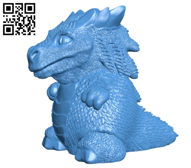 Easter dragon B004855 file stl free download 3D Model for CNC and 3d printer