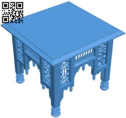 Egyptian table B005051 file stl free download 3D Model for CNC and 3d printer
