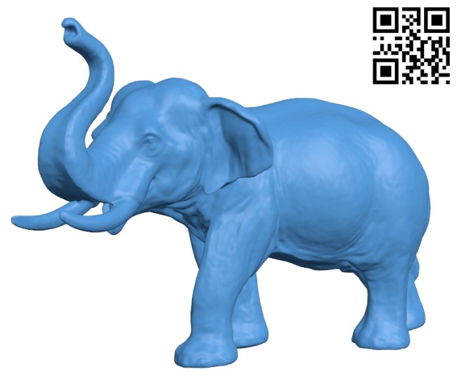 Elephant B004857 file stl free download 3D Model for CNC and 3d printer