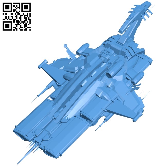 Explorer space ship B005054 file stl free download 3D Model for CNC and 3d printer