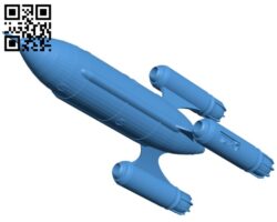 Fast rocket B005212 file stl free download 3D Model for CNC and 3d printer