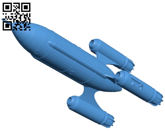 Fast rocket B005212 file stl free download 3D Model for CNC and 3d printer