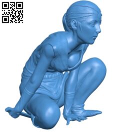 Female assassin B004966 file stl free download 3D Model for CNC and 3d printer