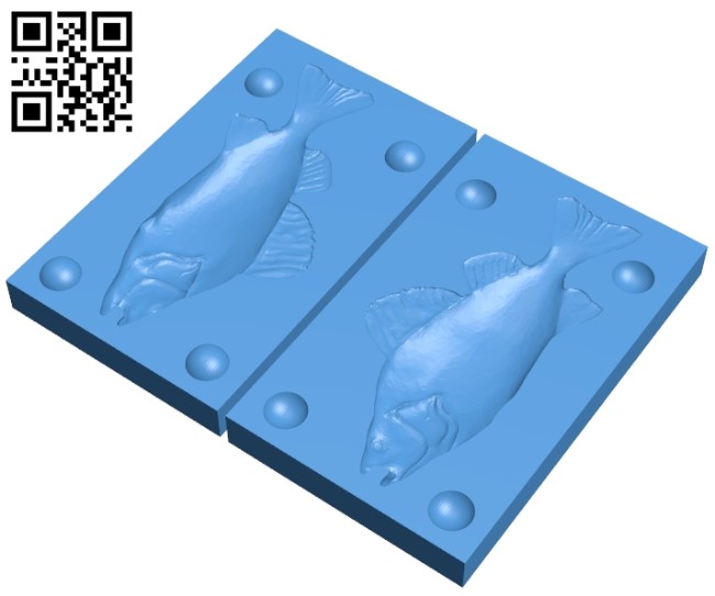 Fish mold B004866 file stl free download 3D Model for CNC and 3d printer