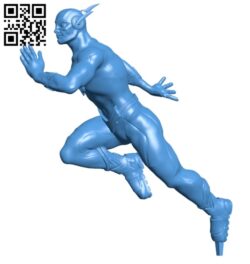Flash run man B005066 file stl free download 3D Model for CNC and 3d printer