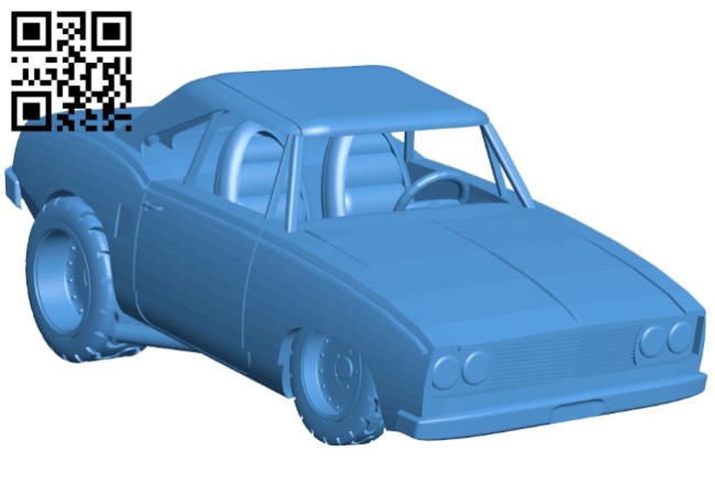 Fortnite Muscle Car B005159 file stl free download 3D Model for CNC and 3d printer