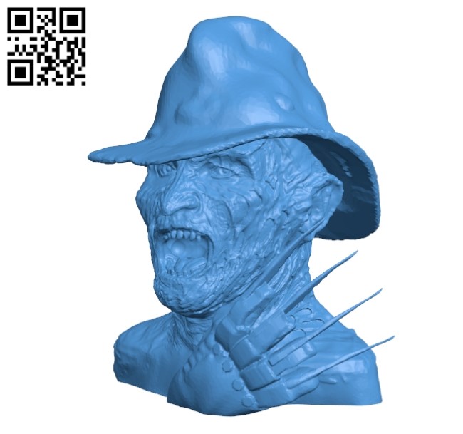 Freddy Krueger B004870 file stl free download 3D Model for CNC and 3d printer