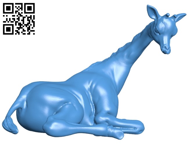 Giraffe figurine B005177 file stl free download 3D Model for CNC and 3d printer