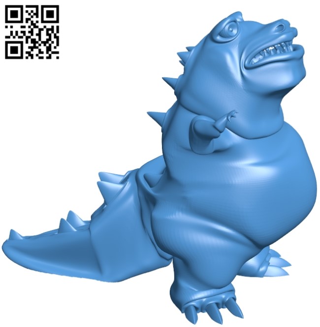 Godzilla devil B004992 file stl free download 3D Model for CNC and 3d printer