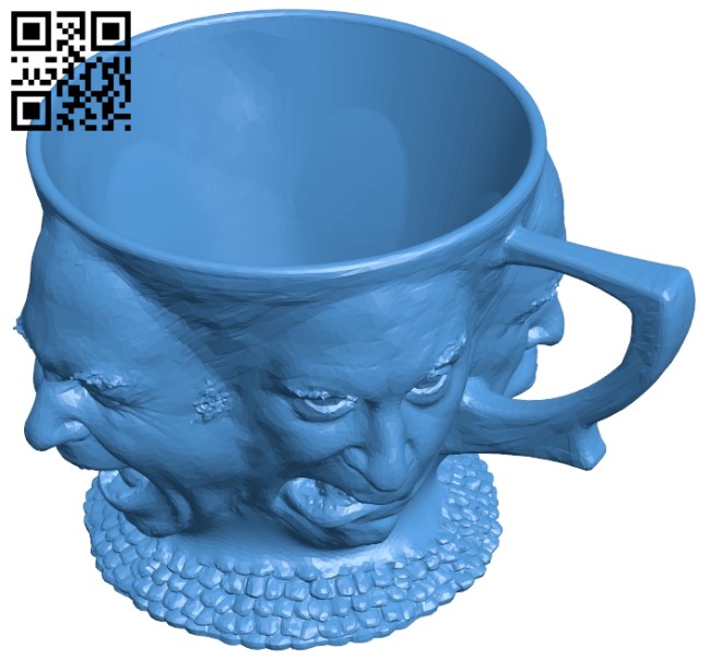 Good bad da mug B005161 file stl free download 3D Model for CNC and 3d printer