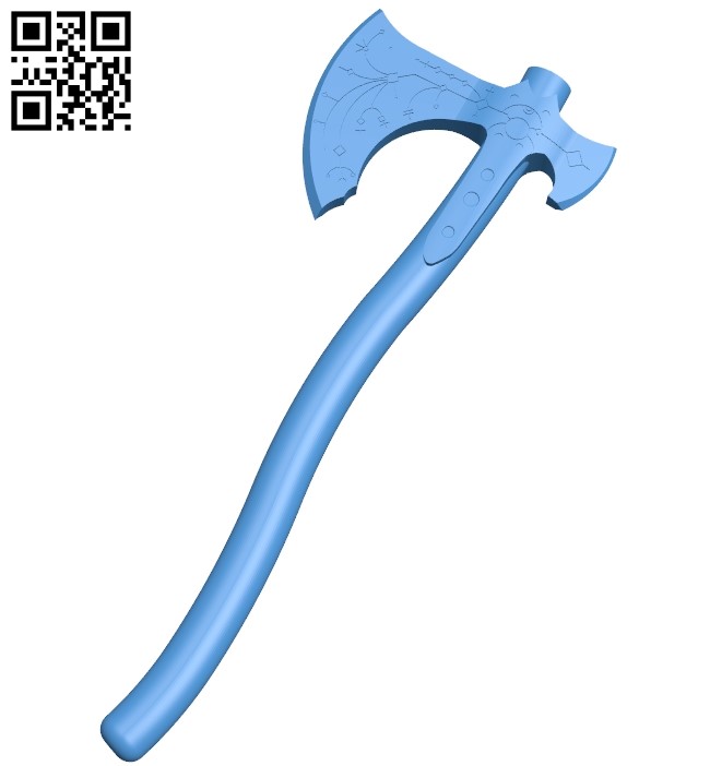 Gow Axe B005214 file stl free download 3D Model for CNC and 3d printer
