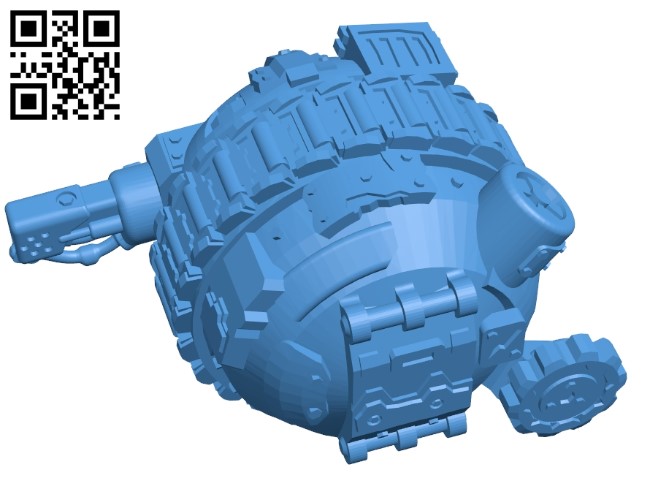 Grot tank B004940 file stl free download 3D Model for CNC and 3d printer