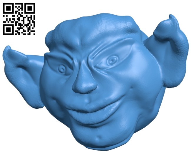 Head Monster B005174 file stl free download 3D Model for CNC and 3d printer