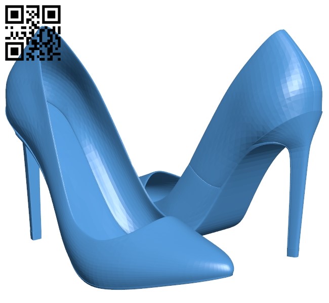 High-heeled shoes B005178 file stl free download 3D Model for CNC and 3d printer