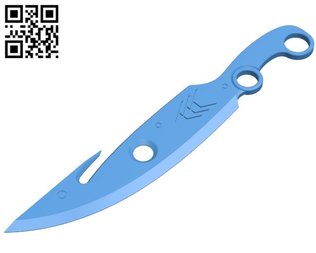 Hunter knife Destiny B005007 file stl free download 3D Model for CNC and 3d printer