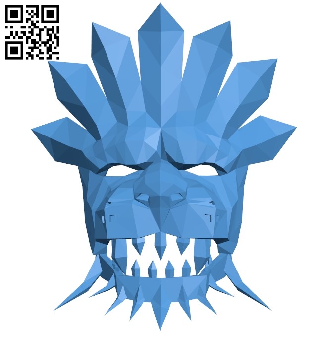 Hwacha Mask B005002 file stl free download 3D Model for CNC and 3d printer