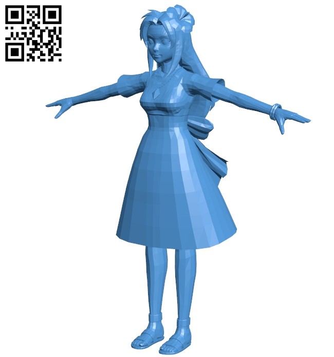 Hyrule Warriors - Marin B005009 file stl free download 3D Model for CNC and 3d printer