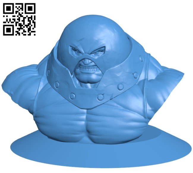 Juggernaut bust B004974 file stl free download 3D Model for CNC and 3d printer