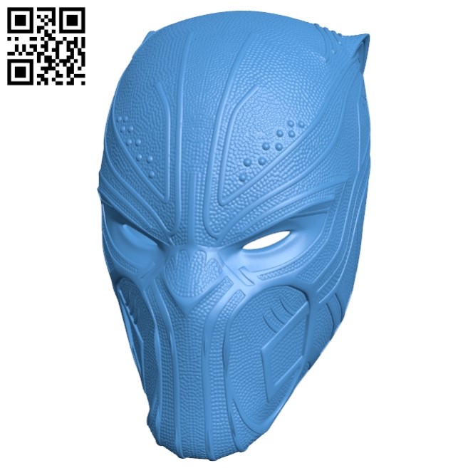 Killmonger Helmet – Mask B005211 file stl free download 3D Model for CNC  and 3d printer – Free download 3d model Files